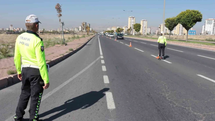 Kayseri'de trafik kazalarını önlemek için denetimler artırıldı