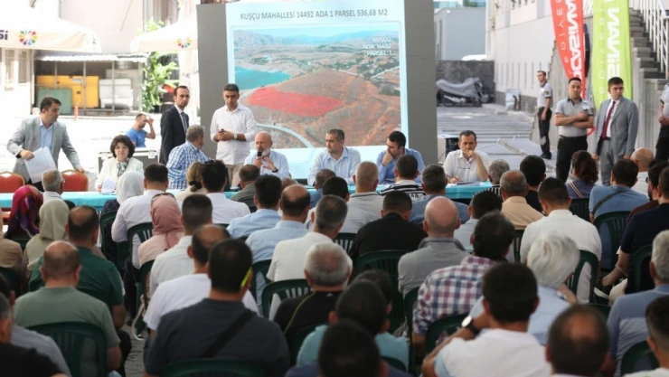 Kayseri'nin denizindeki villa arsalarına yoğun ilgi