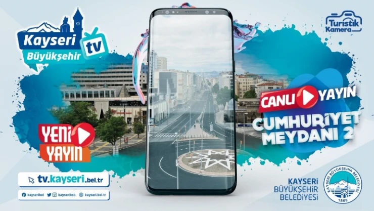 Kayseri'yi dünyaya izleten turistik kameralara yenilerini eklendi.