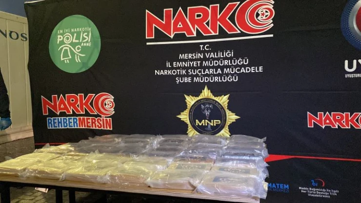 Mersin Limanı'nda 45 kilo kokain ele geçirildi