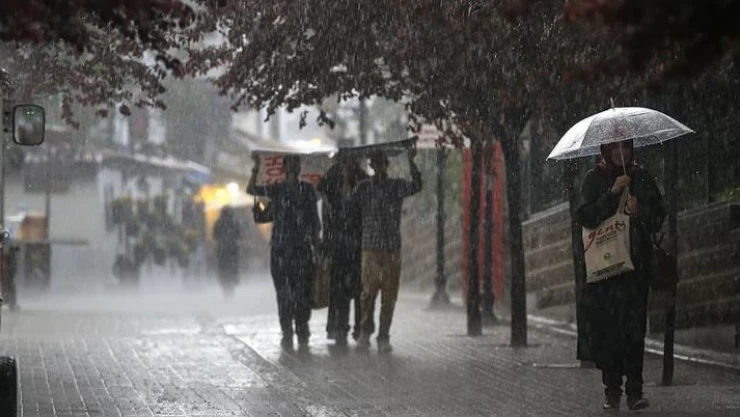 Meteorolojiden sağanak yağış uyarısı