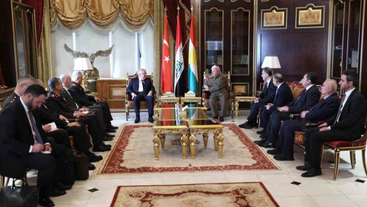 Milli Savunma Bakanı Güler, KDP Başkanı Barzani ile görüştü