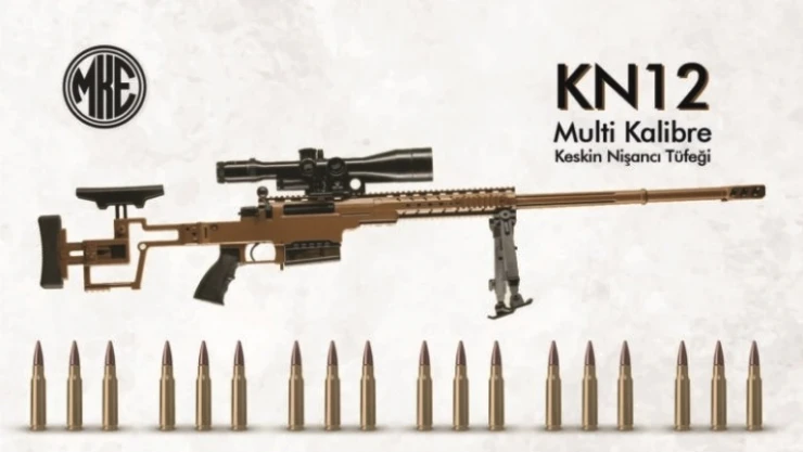 MSB, keskin nişancı tüfeği KN-12'nin Kara Kuvvetleri Komutanlığı'nın envanterine girdiğini duyurdu