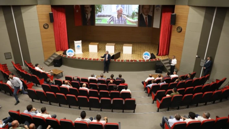 Müteahhitlere kentsel dönüşüm sunumu