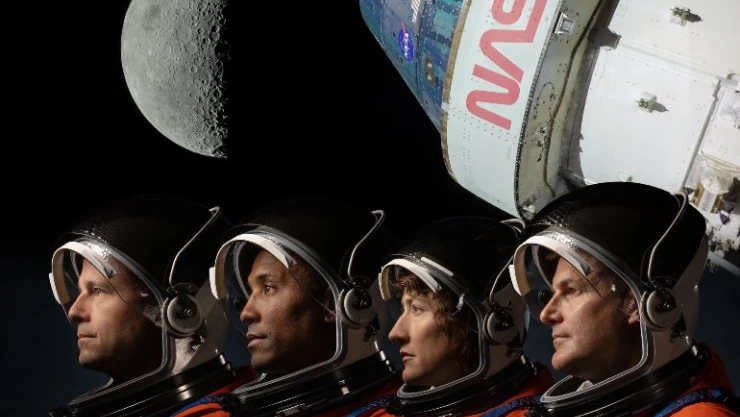 NASA, Artemis II'de görev alacak ekibi tanıttı