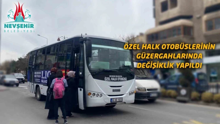 Nevşehir'de otobüs güzergâhları değişti