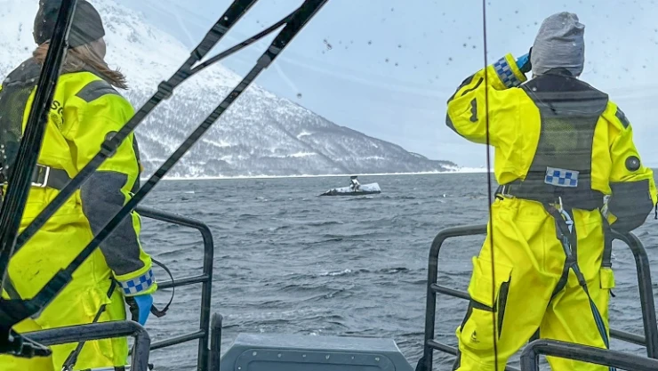 Norveç'te çığ düştü