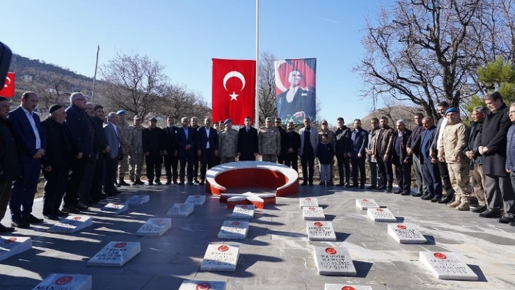 PKK'nın Hamzalı'da katlettiği 23 şehit anıldı
