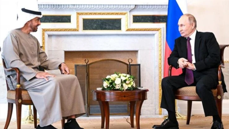 Putin, BAE Devlet Başkanı Al-Nahyan ile tavan fiyat uygulamasını görüştü