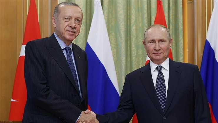 Rusya Devlet Başkanı Vladimir Putin, Cumhurbaşkanı Erdoğan ile gerçekleştirdiği görüşmede, &quotBütün anlaşmalarımız tam olarak uygulanıyor