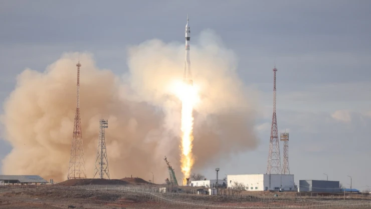 Rusya'nın Soyuz MS-25 uzay aracı Kazakistan'dan fırlatıldı