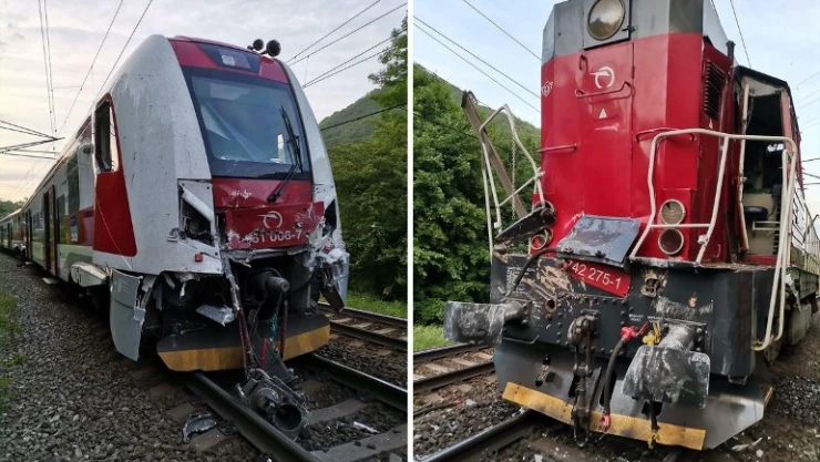 Slovakya'da tren kazası
