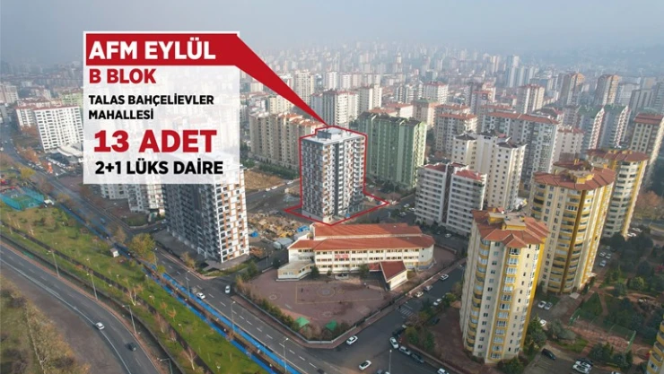 Talas'ta kaçırılmayacak yatırım fırsatları