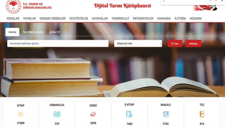Tarım ve Orman Bakanlığının dijital kütüphanesinde üye sayısı 25 bine ulaştı