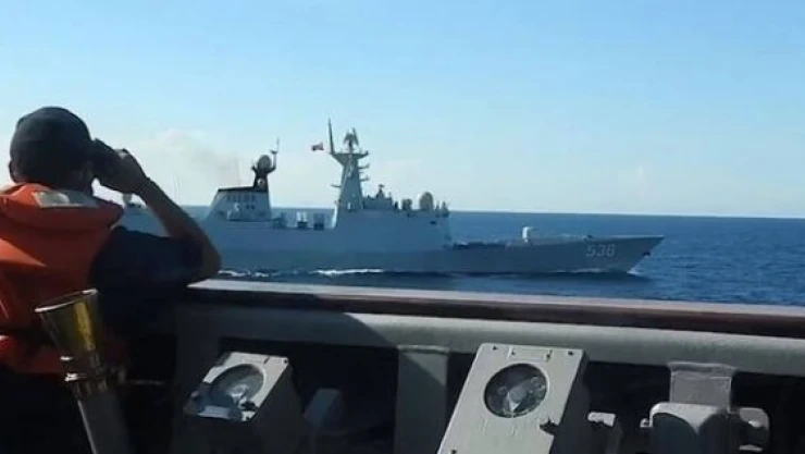 Tayvan: &quotDonanmamız Çin savaş gemilerinin tacizlerine  karşılık verdi"