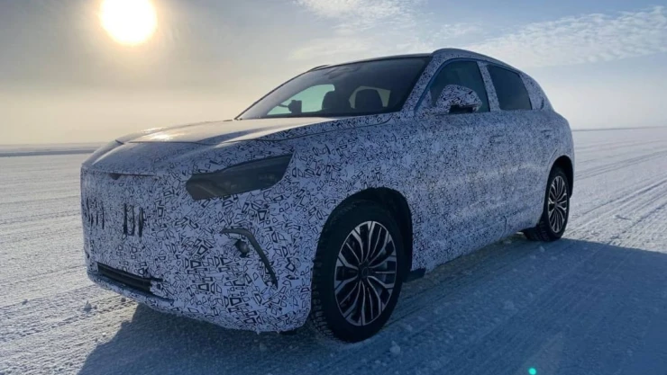 TOGG yeni otomobilinin soğuk hava testleri devam ediyor.