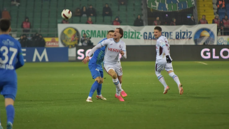 Trendyol Süper Lig: Çaykur Rizespor: 1 - Trabzonspor: 0 (Maç sonucu)