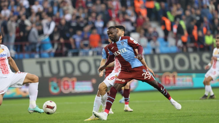 Trendyol Süper Lig: Trabzonspor: 0 - Kayserispor: 1 (Maç sonucu)