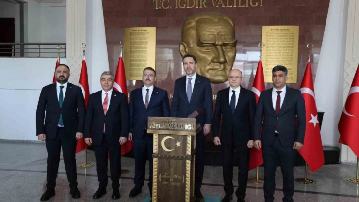 Türkiye ve Azerbaycan Enerji Bakanları Iğdır'da