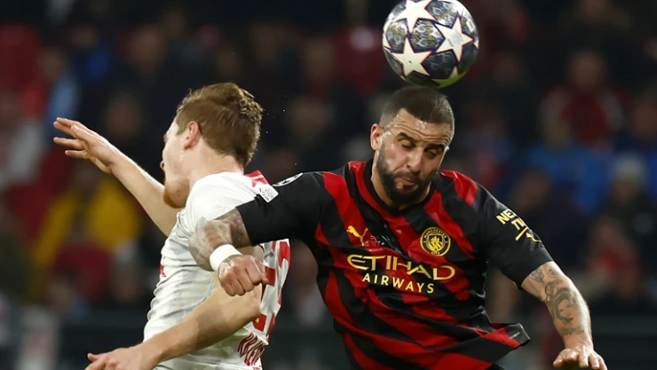 UEFA Şampiyonlar Ligi: RB Leipzig: 1 - Manchester City: 1