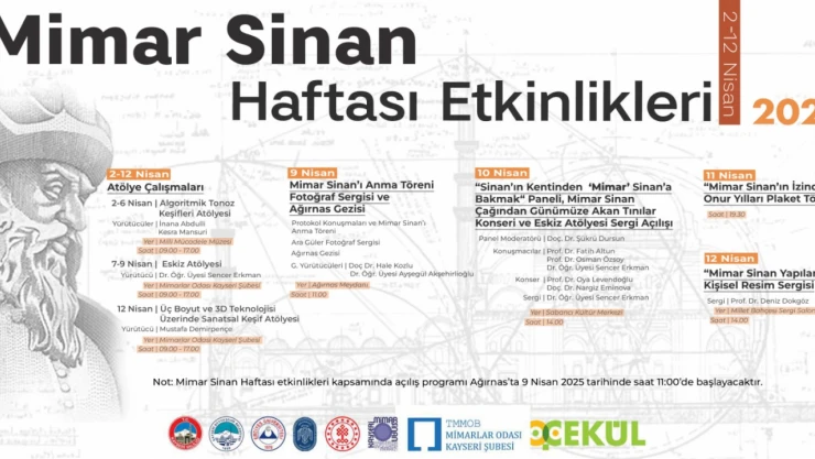 Valilik ve Büyükşehir'den Mimar Sinan Haftası Etkinlikleri