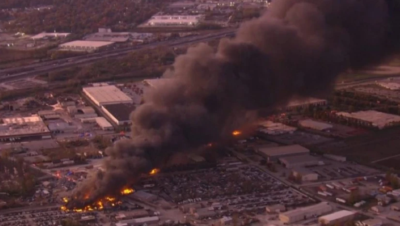 ABD'de Kargo Uçağı Düştü