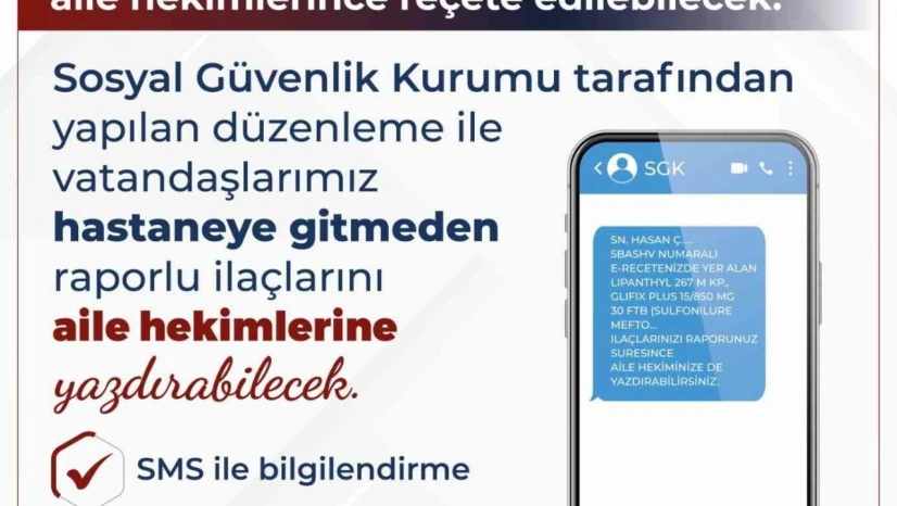 Bin 858 raporlu ilaç daha aile hekimlerince reçete edilebilecek