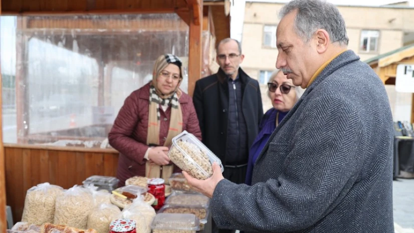 El emeği ürünlerin Talas'taki merkezi maharetli eller