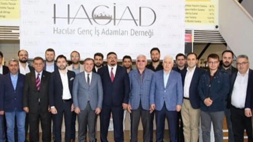 HAGİAD'dan, MHP İl Başkanı Kalın'a Nezaket Ziyareti