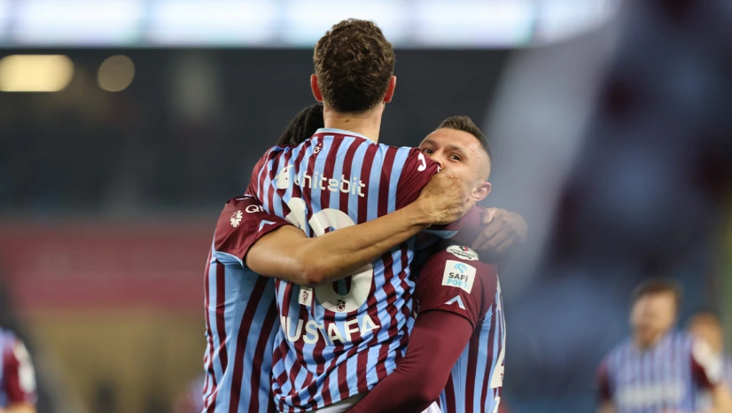 Karadeniz derbisinde kazanan Trabzonspor
