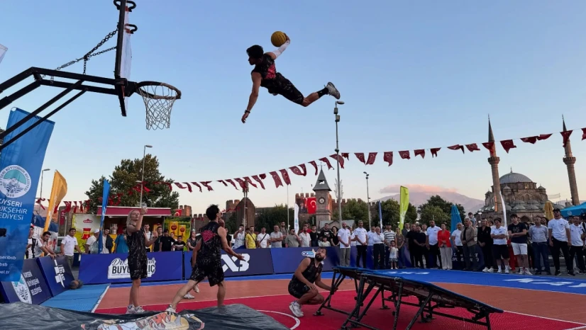 Kayseri'de FIBA Onaylı 3x3 Basketbol Coşkusu