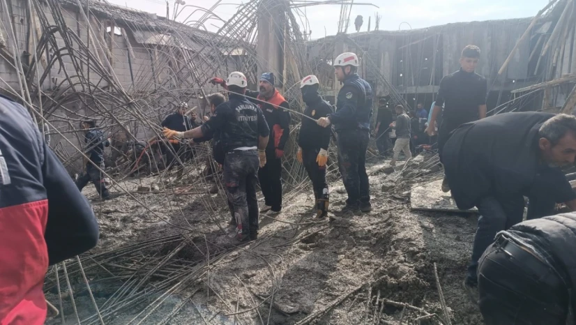 Şanlıurfa'da İnşaat Çöktü: 5 İşçi Enkaz Altında
