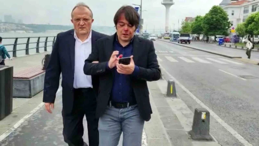 Üsküdar'da İBB ekipleri ile işletme sahipleri arasında arbede