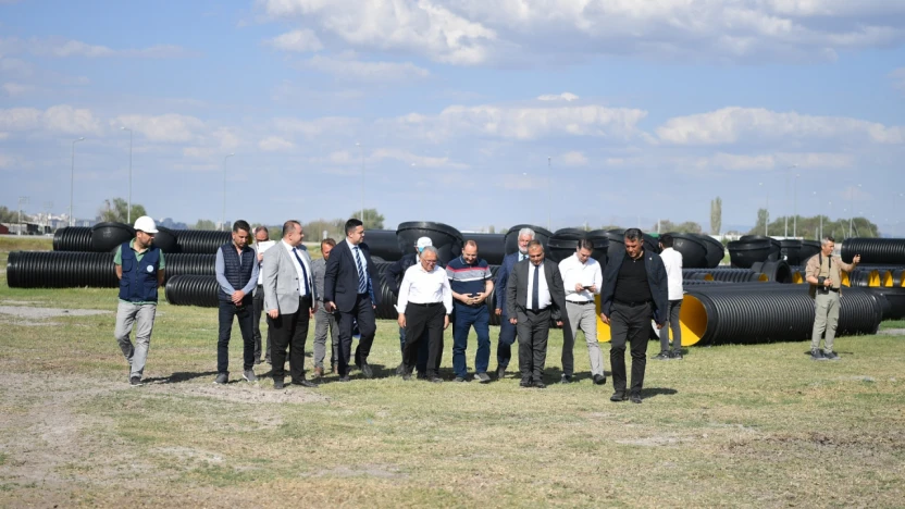 80 Milyon TL'lik Kanalizasyon Altyapı Çalışmalarına İnceleme