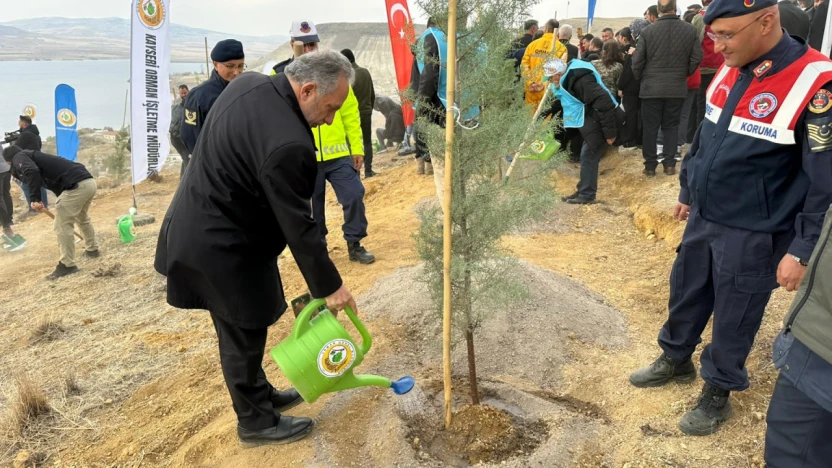 ALİ DAĞININ ZİRVESİNE 1111 FİDAN