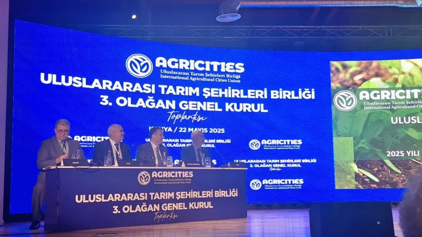 Büyükşehir Belediyesi, Uluslararası Tarım Şehirleri Birliği Genel Kurulu'na Katıldı