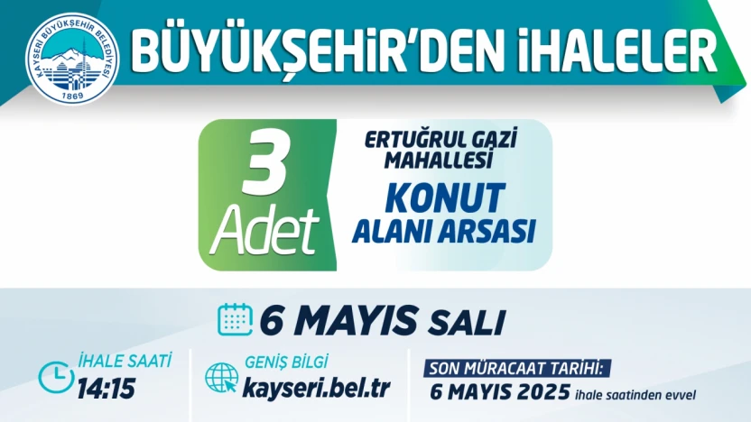 Büyükşehir'den İhale
