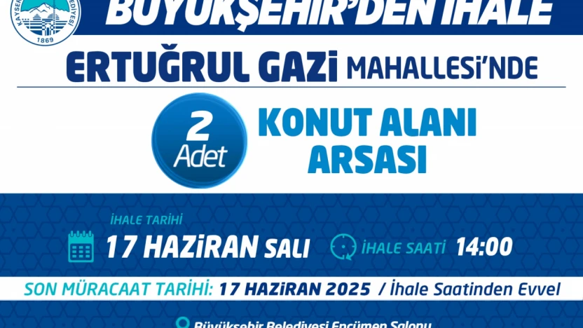 Büyükşehir'den İhale