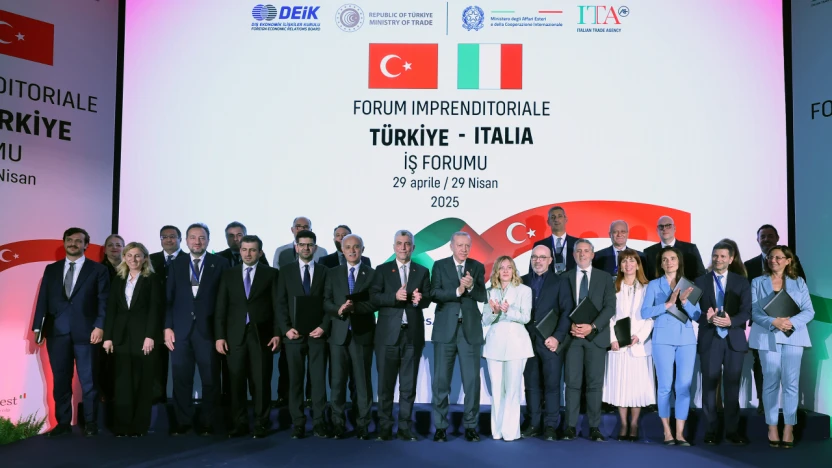 Cumhurbaşkanı Recep Tayyip Erdoğan İtalya-Türkiye İş Forumu'nda konuştu