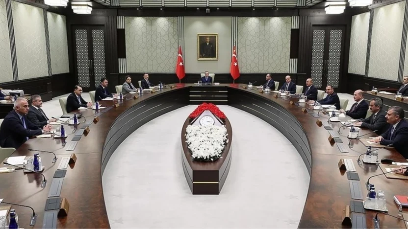 Cumhurbaşkanlığı Kabinesi, Cumhurbaşkanı Recep Tayyip Erdoğan başkanlığında Beştepe'de toplandı.