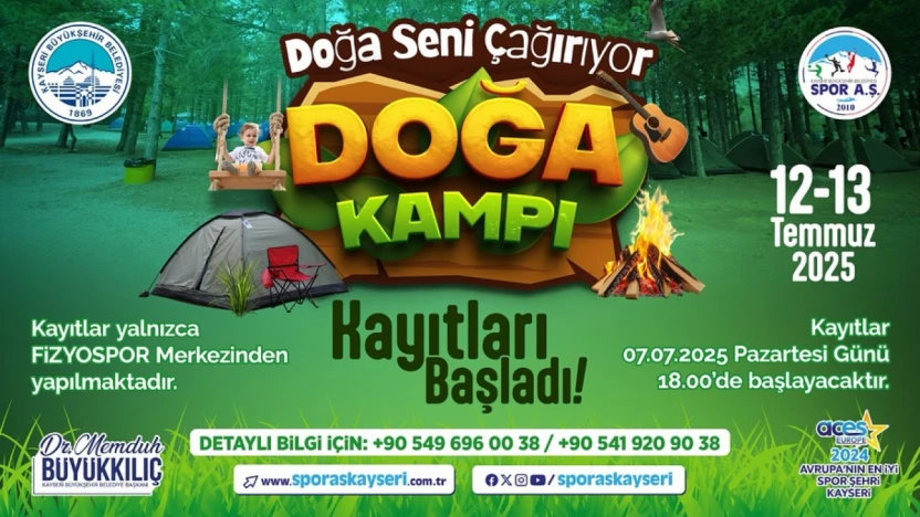 Doğa Seni Çağırıyor Doğa Kampı Kayıtları Başladı