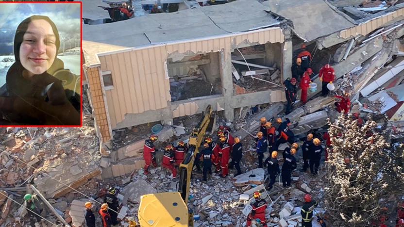 Enkazdan Kurtulan Dilara Ailesinin Mezarına Gitti