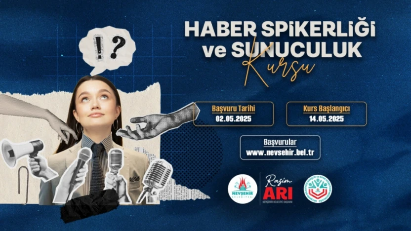 'Haber Spikerliği ve Sunuculuk' Kursu Açılacak