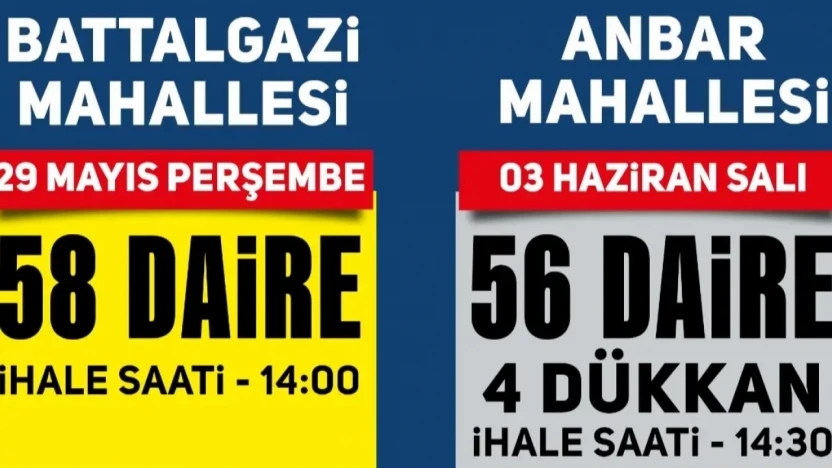 Kentsel dönüşümde gelişen Melikgazi'de yeni bir ihale daha