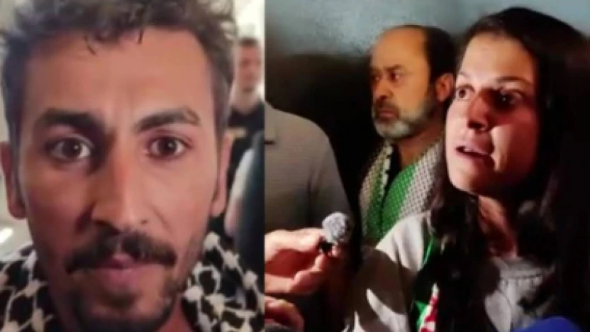 Madleen Gemisi'nde alıkonulan Türk aktivistler Berlin'e geldi