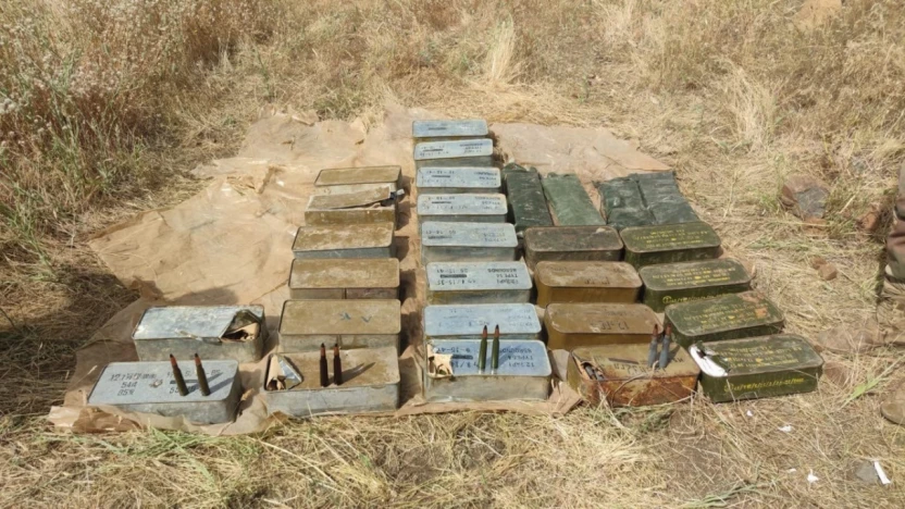 MSB: PKK'ya ait 2 bin 160 adet Doçka makineli tüfek mühimmatı ele geçirildi
