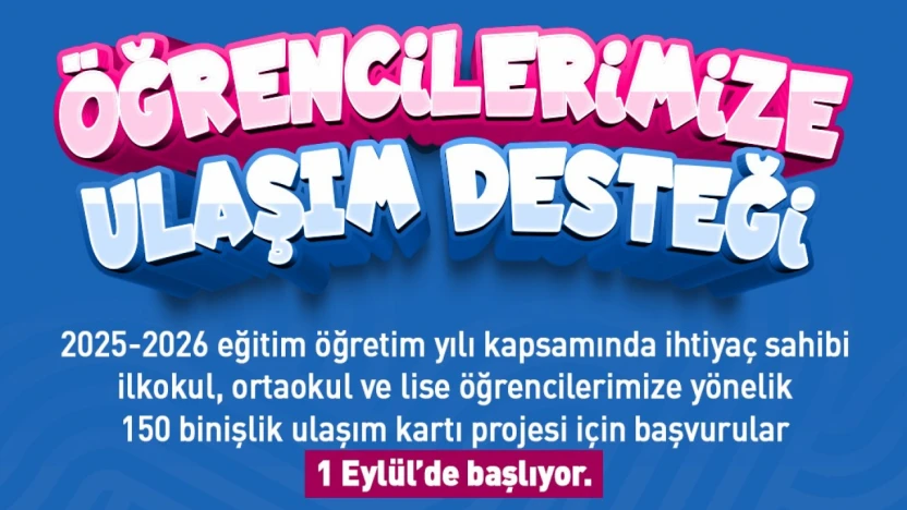 Öğrencilere Ulaşım Kartı Desteği