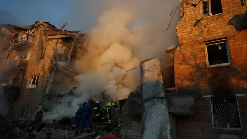 Rusya'dan Kiev'e İHA ve Füze Saldırısı, Ukrayna Misilleme Yaptı