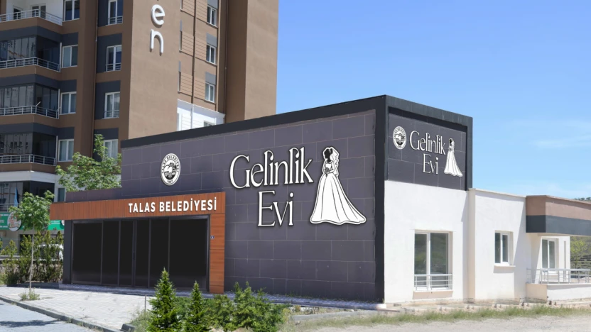 Talas Belediyesi'nden Bir İlk Daha Gelinlik Evi