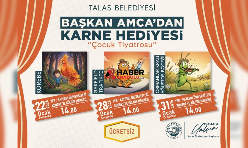Çocuklara karne hediyesi tiyatro şöleni